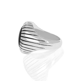 King Baby - Small Ribbed Shank Low Profile Ring