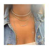Diamond Flexible Choker Necklace