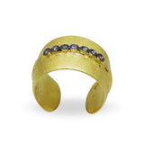 Kurtulan Gold and Diamond "Streak" Ring
