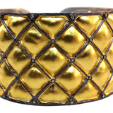 New Kurtulan Gold Cushion Pattern Cuff