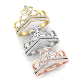 Diamond Tiara Ring