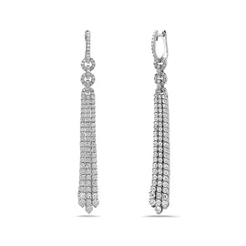 Diamond Dangle Earrings