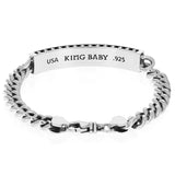 King Baby - Silver ID Bracelet W/ Stars