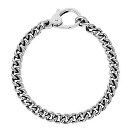 King Baby - 2mm Curb Link Chain Bracelet w/ Large Lobster Clasp