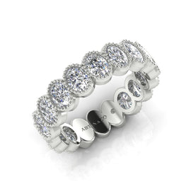 Oval Eternity Band