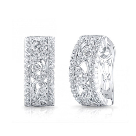 Filigree Diamond Earring