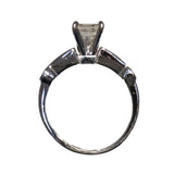 1.09 CT Princess Engagement Ring