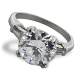 Platinum Round Brilliant Engagement Ring