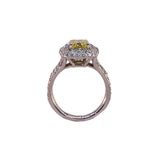 TIFFANY SOLESTE yellow diamond ring