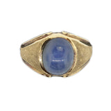 Blue Star Sapphire Ring