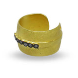 Kurtulan Gold and Diamond "Streak" Ring