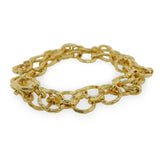 Kurtulan Gold O-Ring Chain Link Necklace
