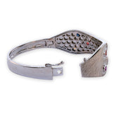 Fancy Sapphire Silver Bracelet