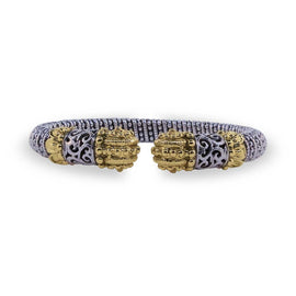 Two Tone Gold and Sterling Bracelet