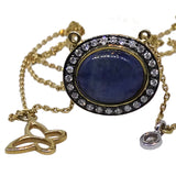 Blue Star Sapphire Necklace