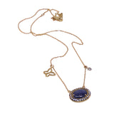 Blue Star Sapphire Necklace