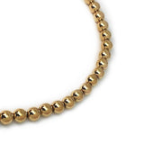 Yellow Gold Bead Necklace