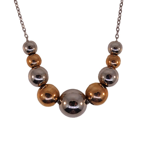 S/Silver ball necklace