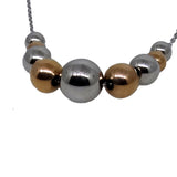 S/Silver ball necklace