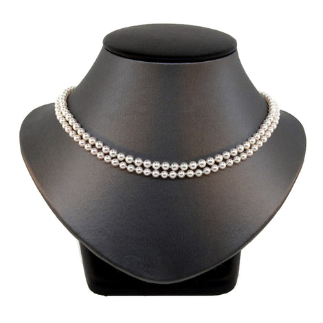 Akoya Double Strand Pearl Necklace