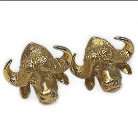 Gold Buffalo Cufflinks