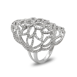 Bassali White Gold and Diamond Ring