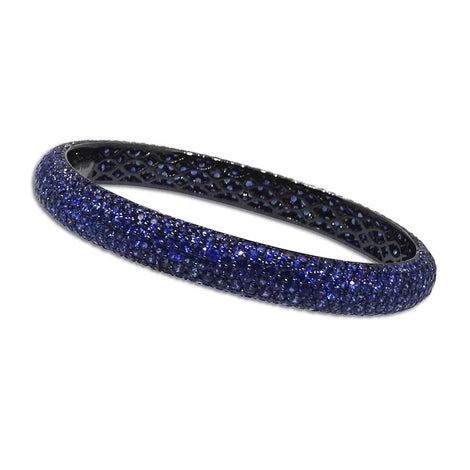 Dena Kemp Pave Blue Sapphire Bracelet