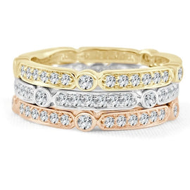 Gold & Diamond Stackable Ring
